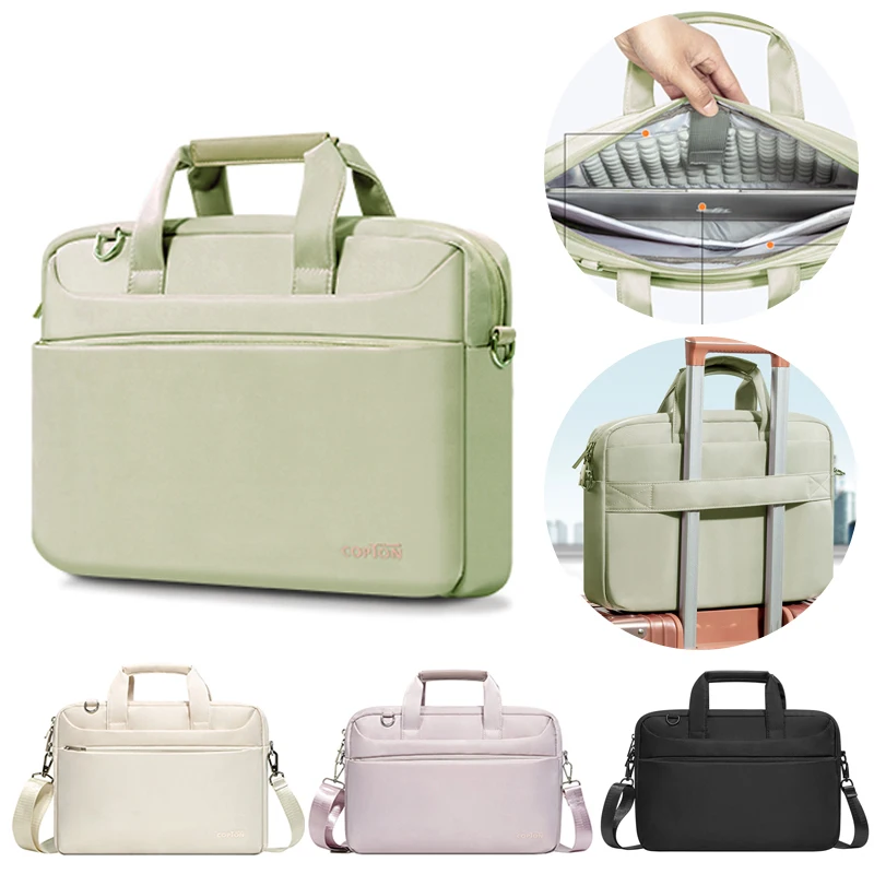 Laptop Shoulder Bag 13.3 14 15.6 inch Notebook Messenger Handbags for MacBook Air Pro 13 15 16\