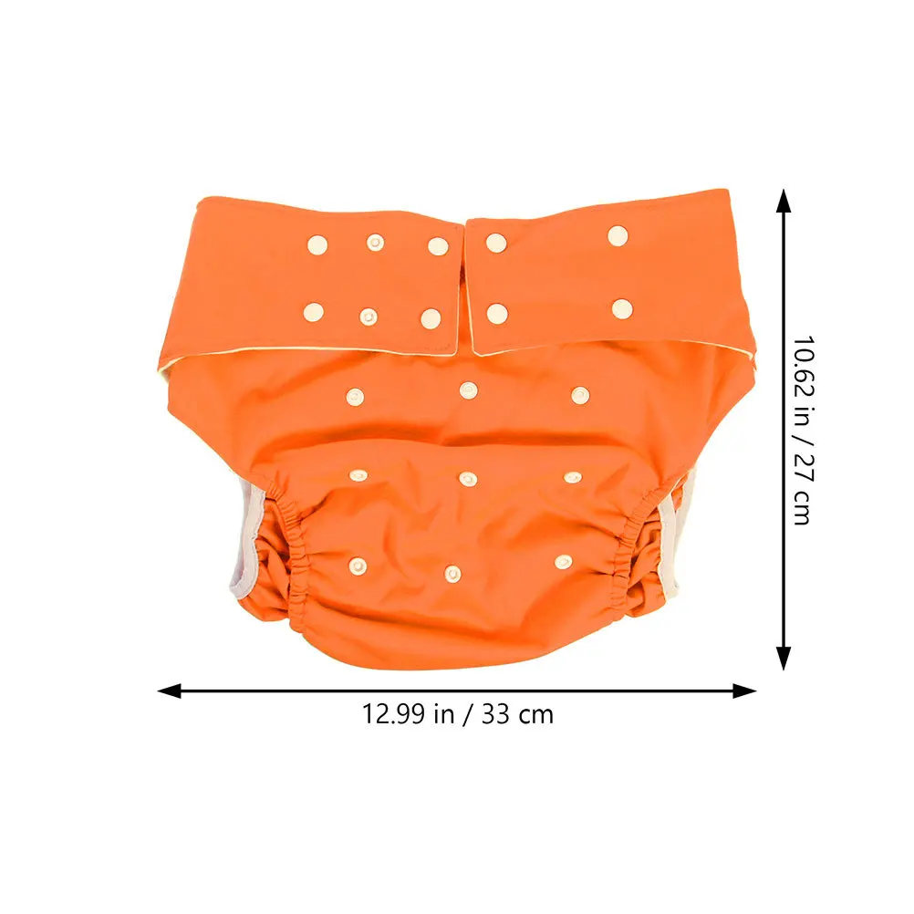 

2pcs Adult Diaper Pants Reusable Washable Leakproof Incontinence Underwear For Home Hospital Use Sticky Waist Comfortable Fit