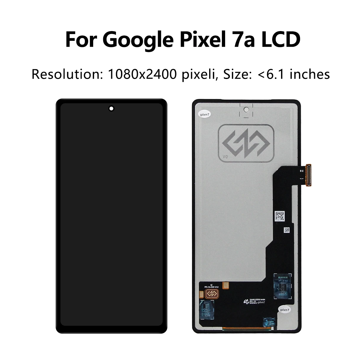 Pixel 7A For AMOLED Tested For Google Pixel 7A GWKK3 GHL1X G0DZQ LCD Display Touch Screen Digitizer Assembly Replacement