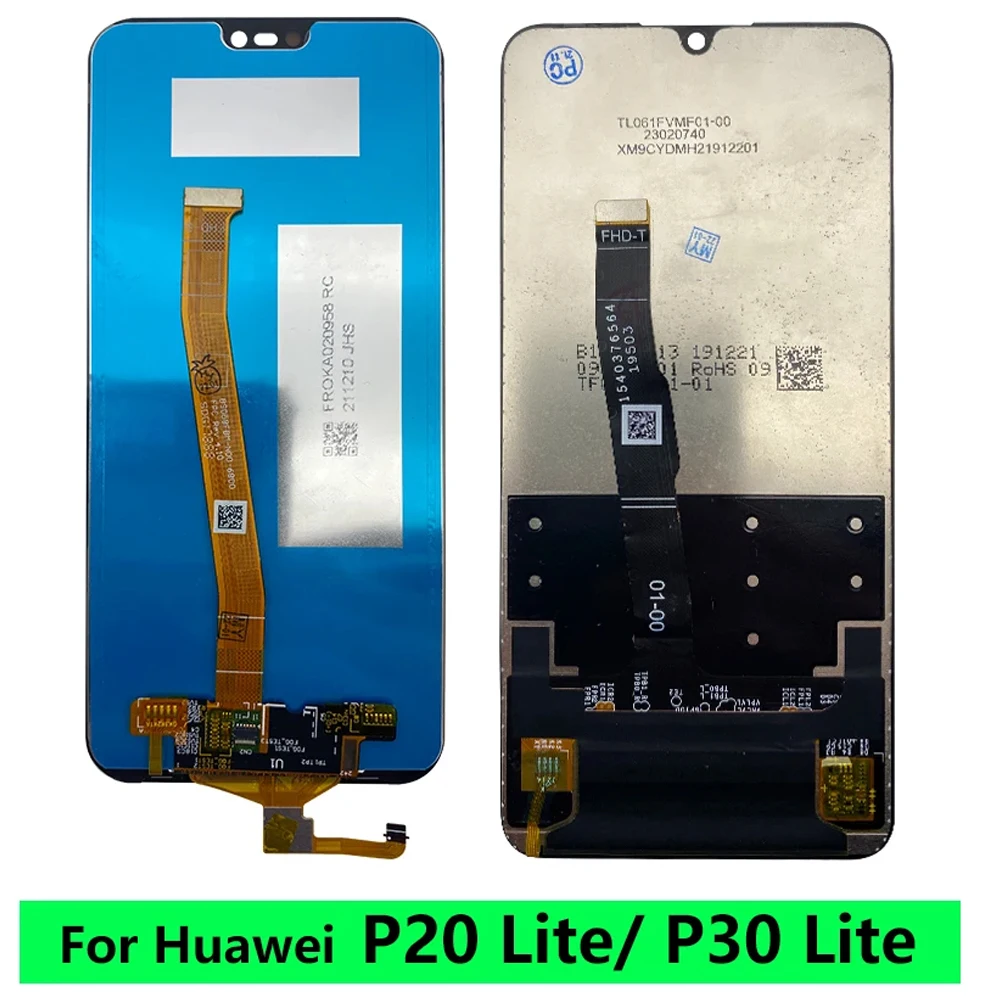 NEW Tested LCD Display Touch Screen Digitizer Assembly Replacement Part For Huawei P30 Pro P40 Lite E  P20 P10 Plus P Smart 2019