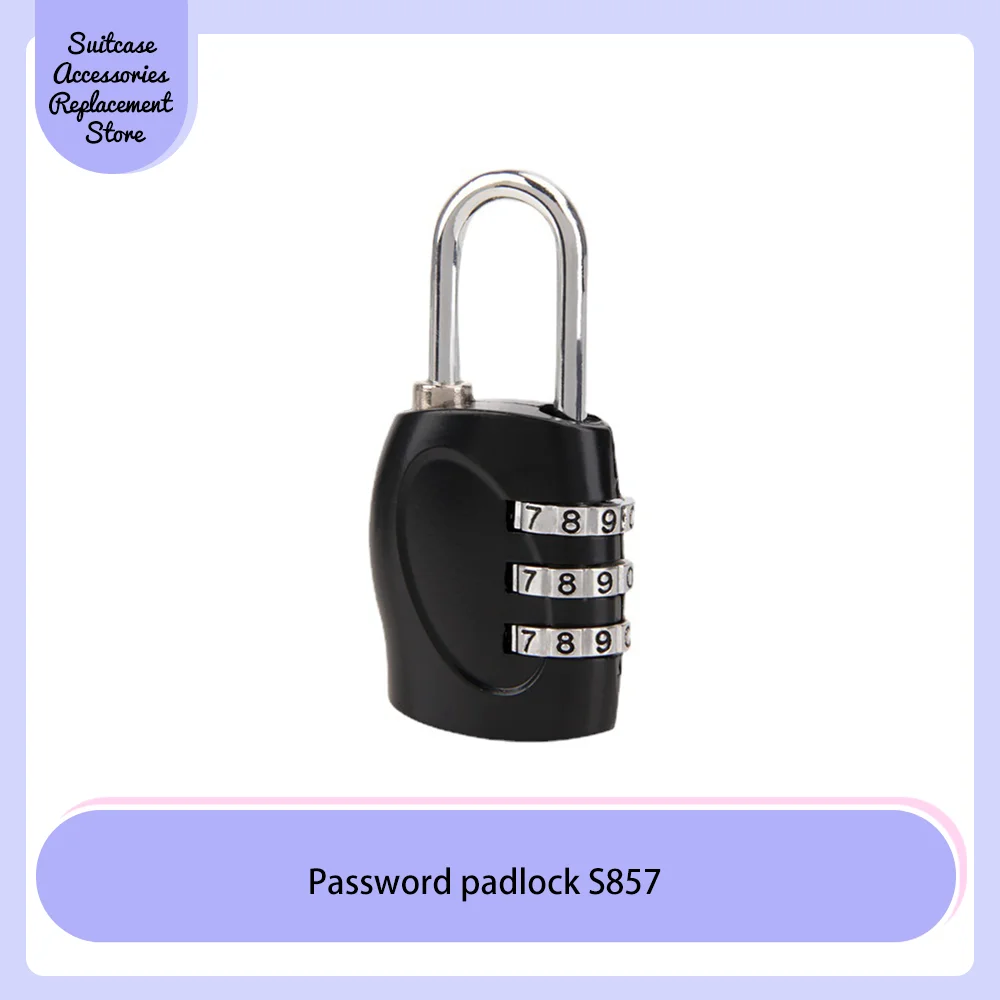 

Bag accessories Password padlock Mechanical lock Bag combination lock Suitcase cabinet cabinet door lock head portable