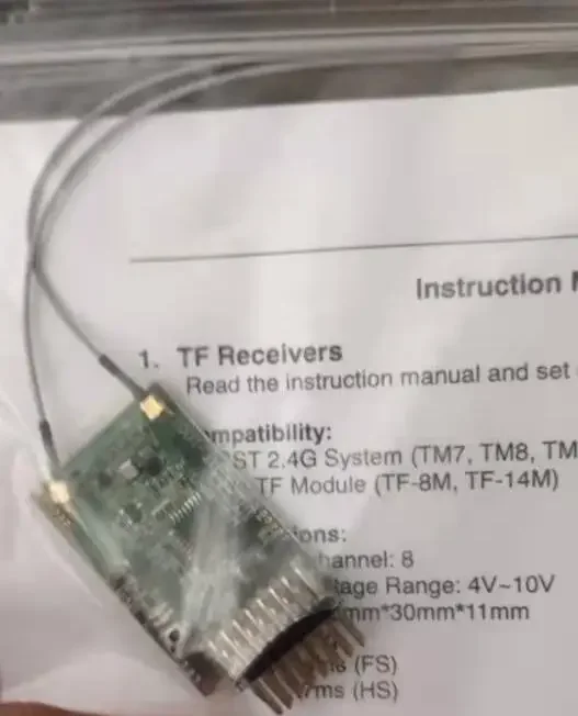 

RCMOY FrSky V8FR-II 2.4G 8-канальный приемник HV версия для многороторных деталей/ACCST RX