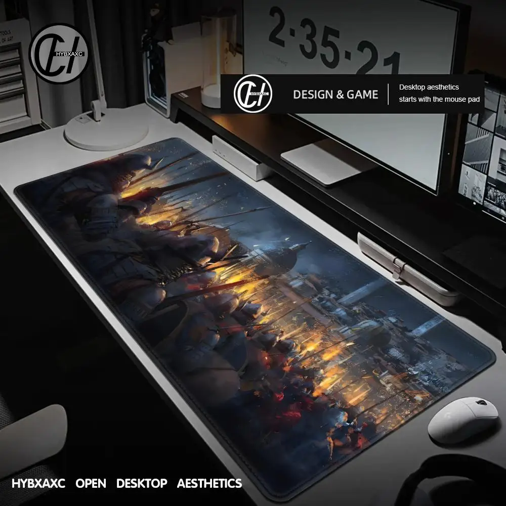 

Mouse Pad Laptop Gaming Accessories Keyboard Mousepad Computer Anime L-Lords The Rings Game Cabinet Desktop Mouse Mat XXL Carpet