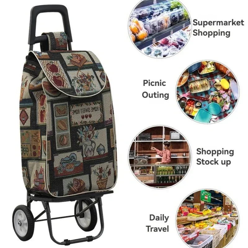 

Household Goods Classical Style Shopping Cart, Household Small Cart Manufacturer, Elderly Portable Small Cart, Pull Cart