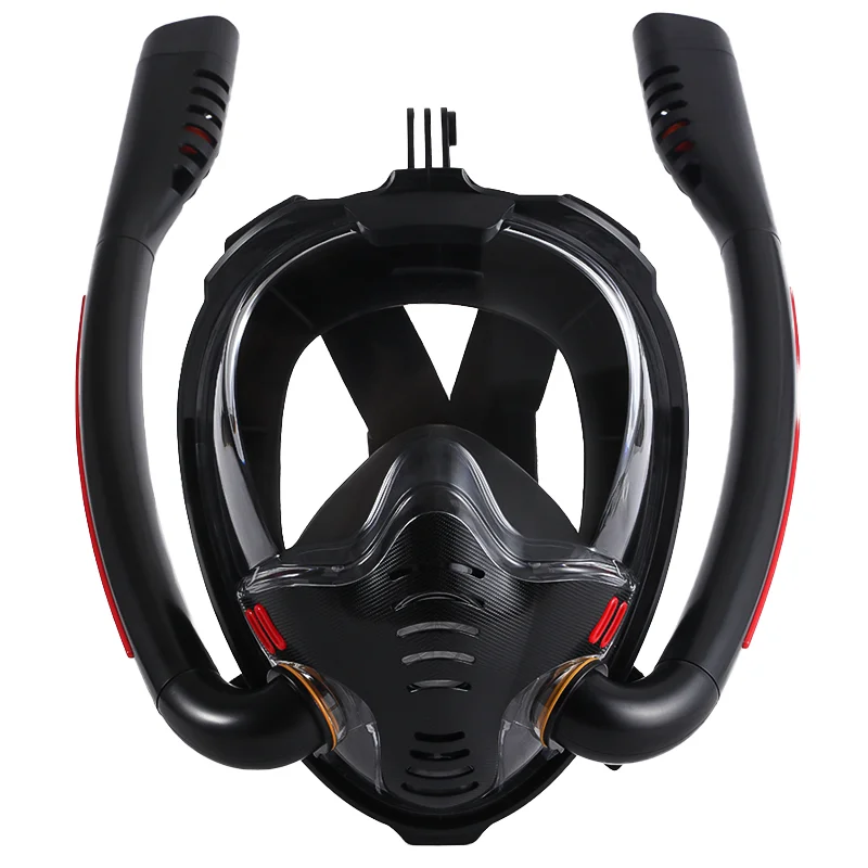 

Full Face Dry Snorkeling Diving Mask New Anti-Fog Wide Vision Silicone Water Sports Gear