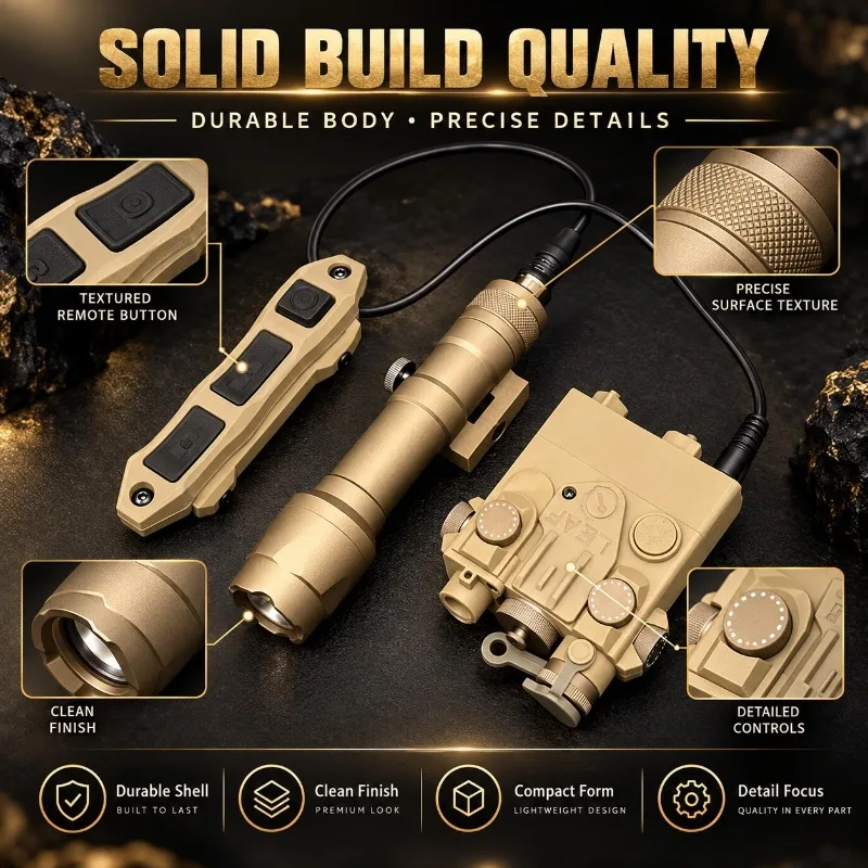 DBAL-A2 Hobby Model Beam Indicator Kit with M300 M600 Illuminator & Remote Dual Switch