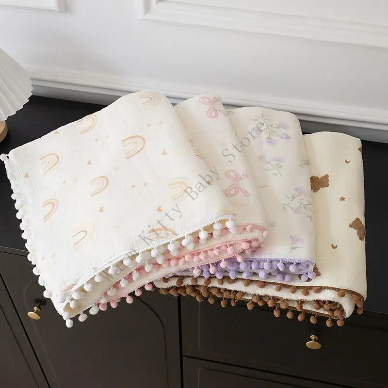 بطانية عربات الأطفال XXFE، منشفة قوية ماصة قابلة للتنفس، قماط لف لحاف الطفل #1