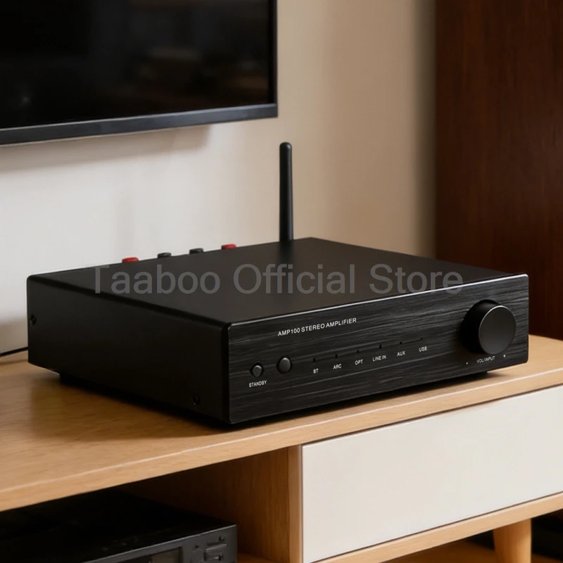 

Цифровой усилитель HiFi 2.0-канального типа класса D с Bluetooth, USB, оптическим входом ARC, входом HDMI, выходом для сабвуфера для домашней аудиосистемы