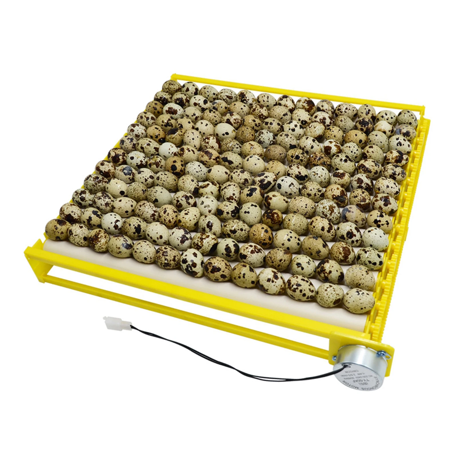 Plastic 7/9/13 Tubes Egg Incubator Tray Rotary Automatic Egg Roller Turner Poultry Hatching Device for Duck Goose Quail Eggs