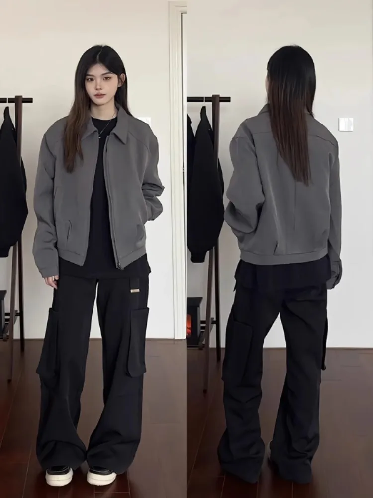 

Мужские летние рабочие брюки с множеством карманов, расклешенные, в американском стиле, прямого кроя, повседневные, молодежные, модные