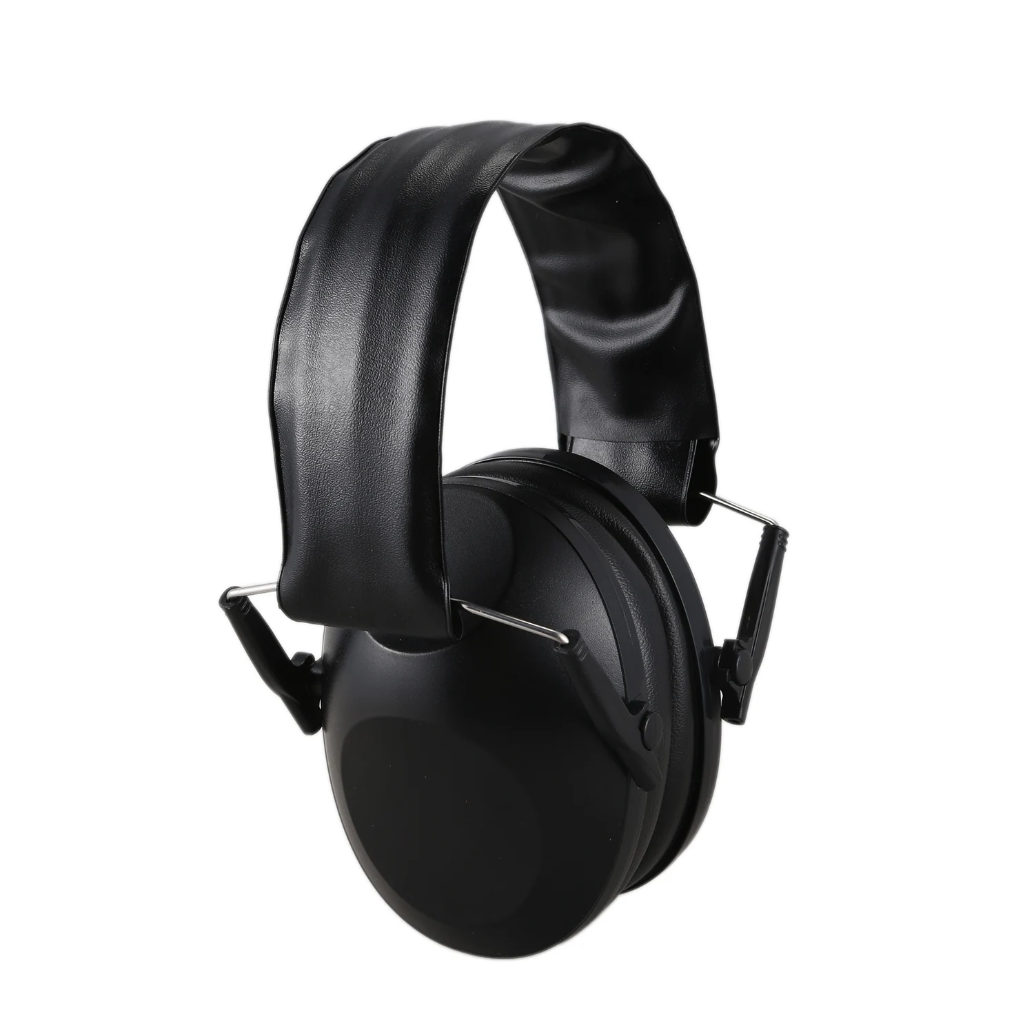 Foldable Hearing Ear Protection Hunting Sports Ear Muff Noise Cancelling Earmuff Ear Protection Ear Plugs,Black