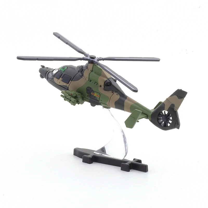 XCARTOYS Small Airplane Model Z-9WA Helicopter Diecast Automotive Model Ornaments Cas Toys Gift Decorations