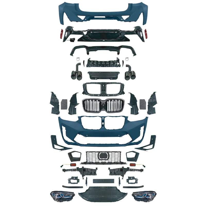 

Подходит для BMW X4 к окружающей среде G02 в начале этапе и позже передние и задние фары 22X4M с четырьмя хвостами.