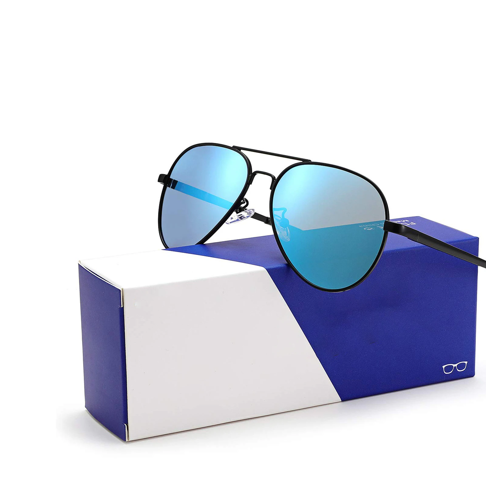 Flieger Sonnenbrille für Frauen Männer Retro Frauen Sonnenbrille Spiegel Linse zum Einkaufen Reisen Fahren im Freien UV400 Schutz