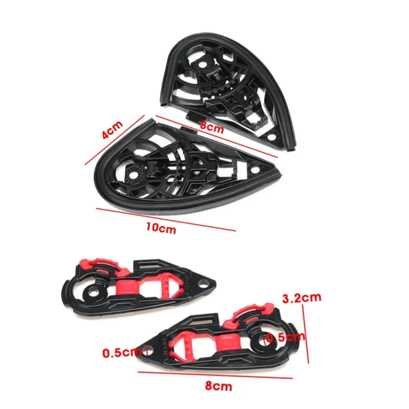 Motorrad Helm Teile Zubehör Helm Visier Basis Schloss für AGV K3 K4 K1 K3SV K5 Casco Moto Mechanismus Capacete Schild Schloss – Detail 6