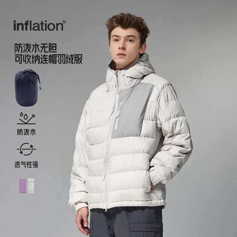 New Collectable Down Jacket Water-repellent Lightweight Hooded 90 Down Jacket 2024 Autumn  Winter Coat