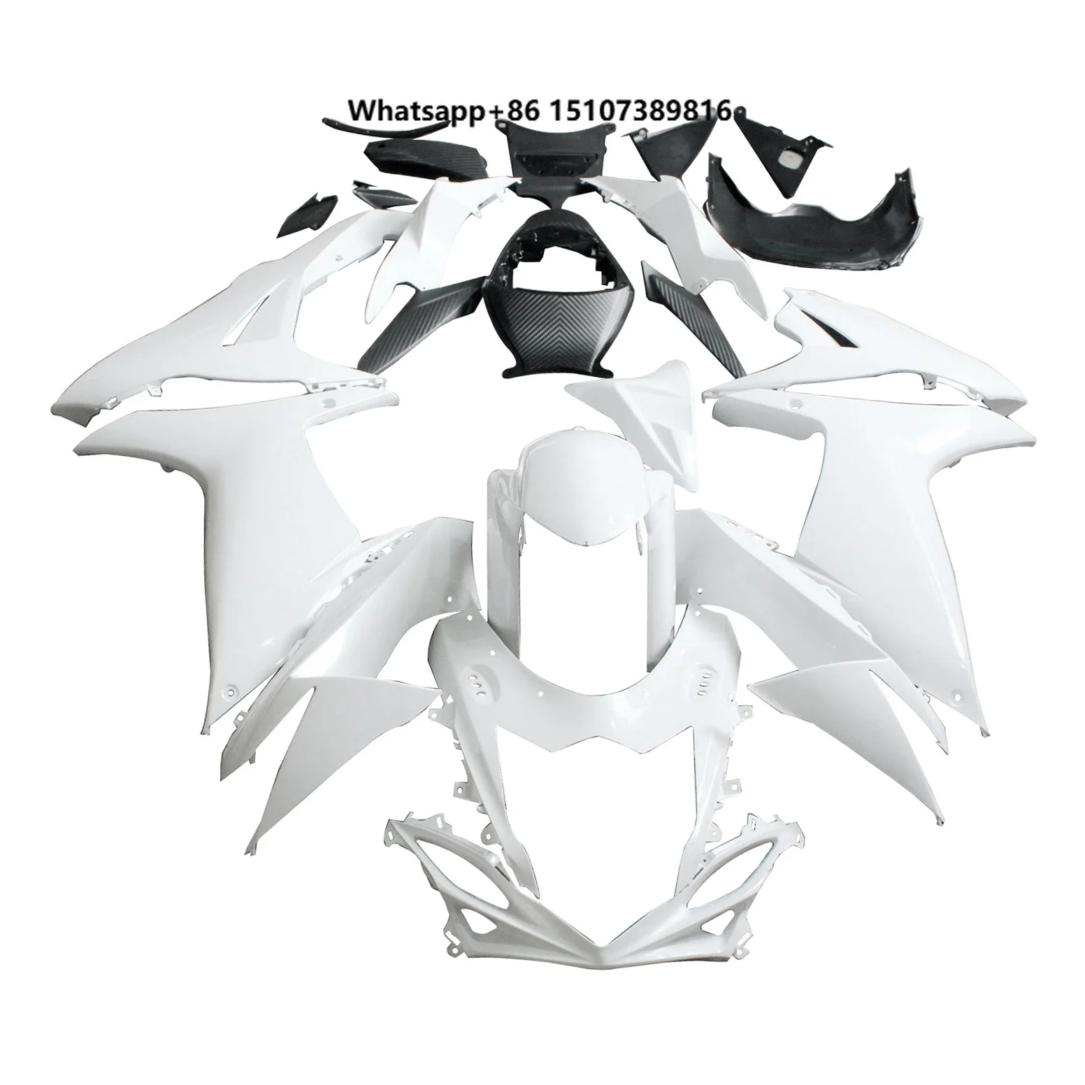 Personalized Customization - Unpainted Motorcycle Bodywork Fairing Kit for  GSXR600 750  2011 2012 2013 -2019 Bodywork ABS
