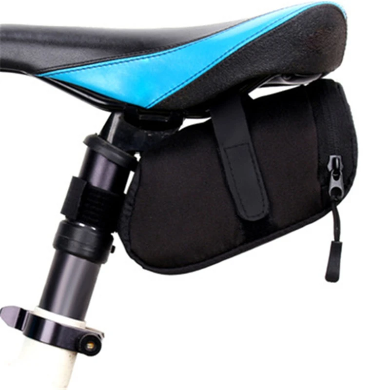 New Bicycle Bag Bike Saddle Bag Cycling Seat Tail Pouch Foldable Seatpost Storage Bag Pannier Backpack Bicycle Accessories 2022