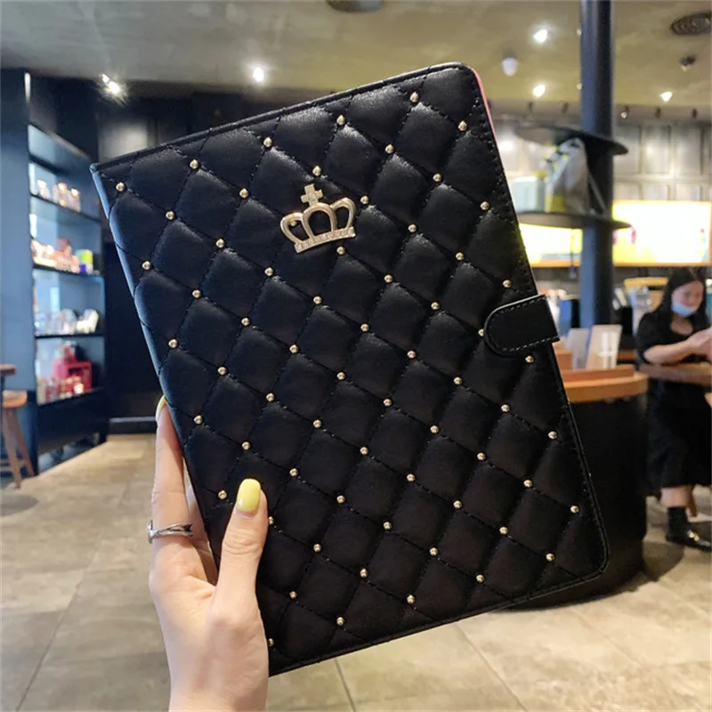 Funda Case for iPad Air 11 4 5 10th 10.9 Smart Cover iPad 11th 11 10.2 7th 8th 9th 2 1 9.7 10.5 mini 7 6 Lambskin Stand Coque