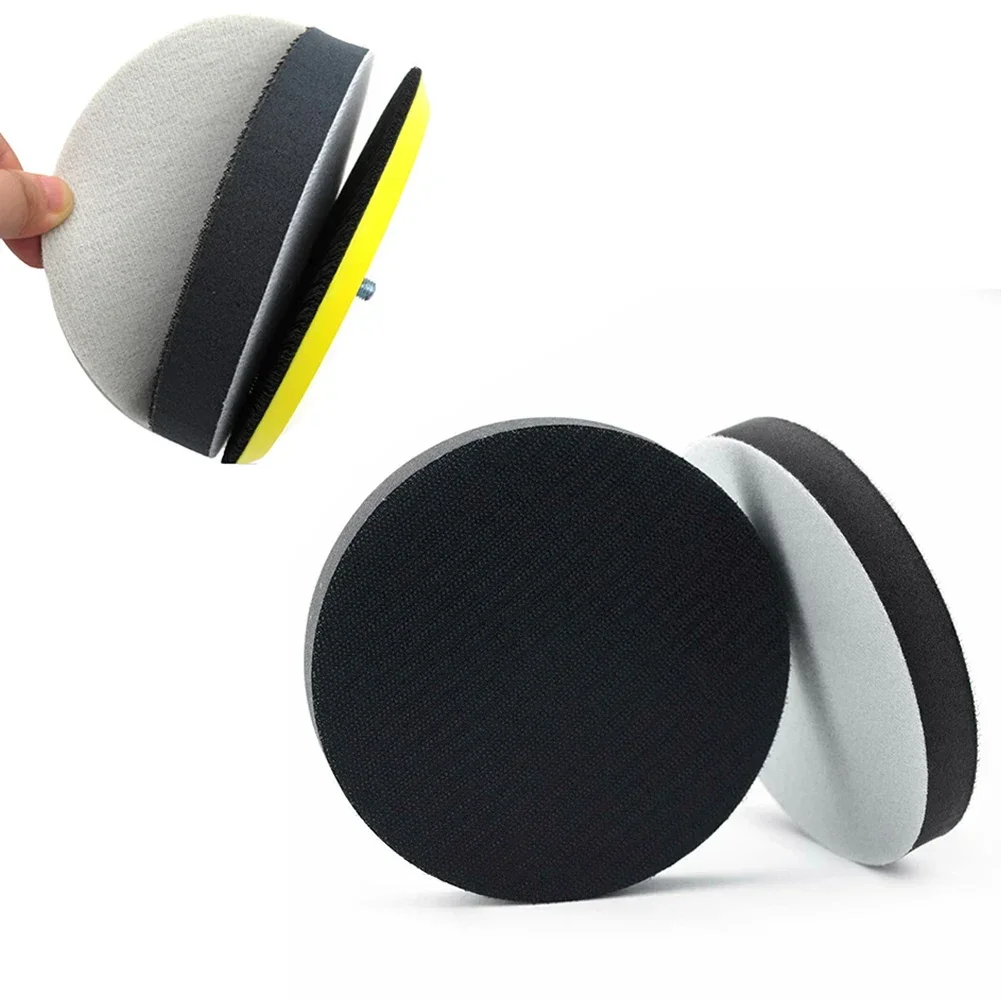 3pcs/set 5 Inch Soft Sponge Interface Pad Hook And Loop Buffer Backing Pad Protection Sanding Disc Abrasive Tools