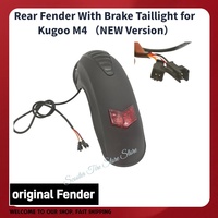KUGOO M4 Electric Scooter Rear Fender with Brake Light Widened Mudguard 10 Inch Front Mud Guard Protection Kickscooter Wings