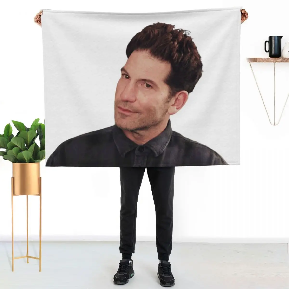 

Jon bernthal cute Throw Blanket Stain Resistant Cozy Warm Blanket