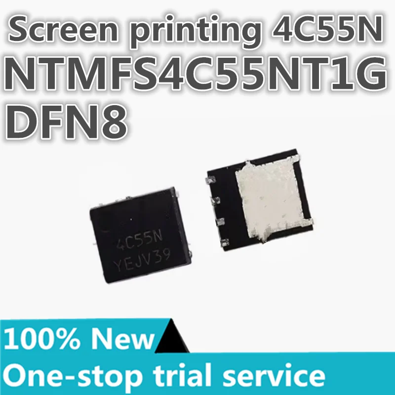 

5-50pcs %New NTMFS4C55NT1G package DFN8 Silkscreen 4C55N MOS FET 30V 78A