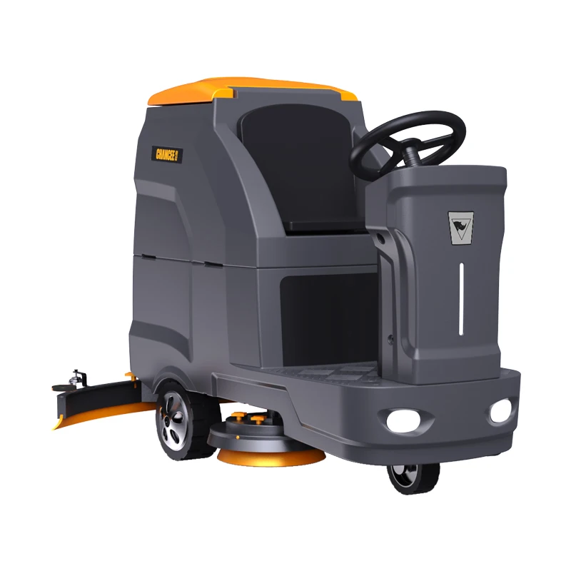 Chancee K80 Preço de fábrica Máquina de purificação de piso com escova dupla de concreto