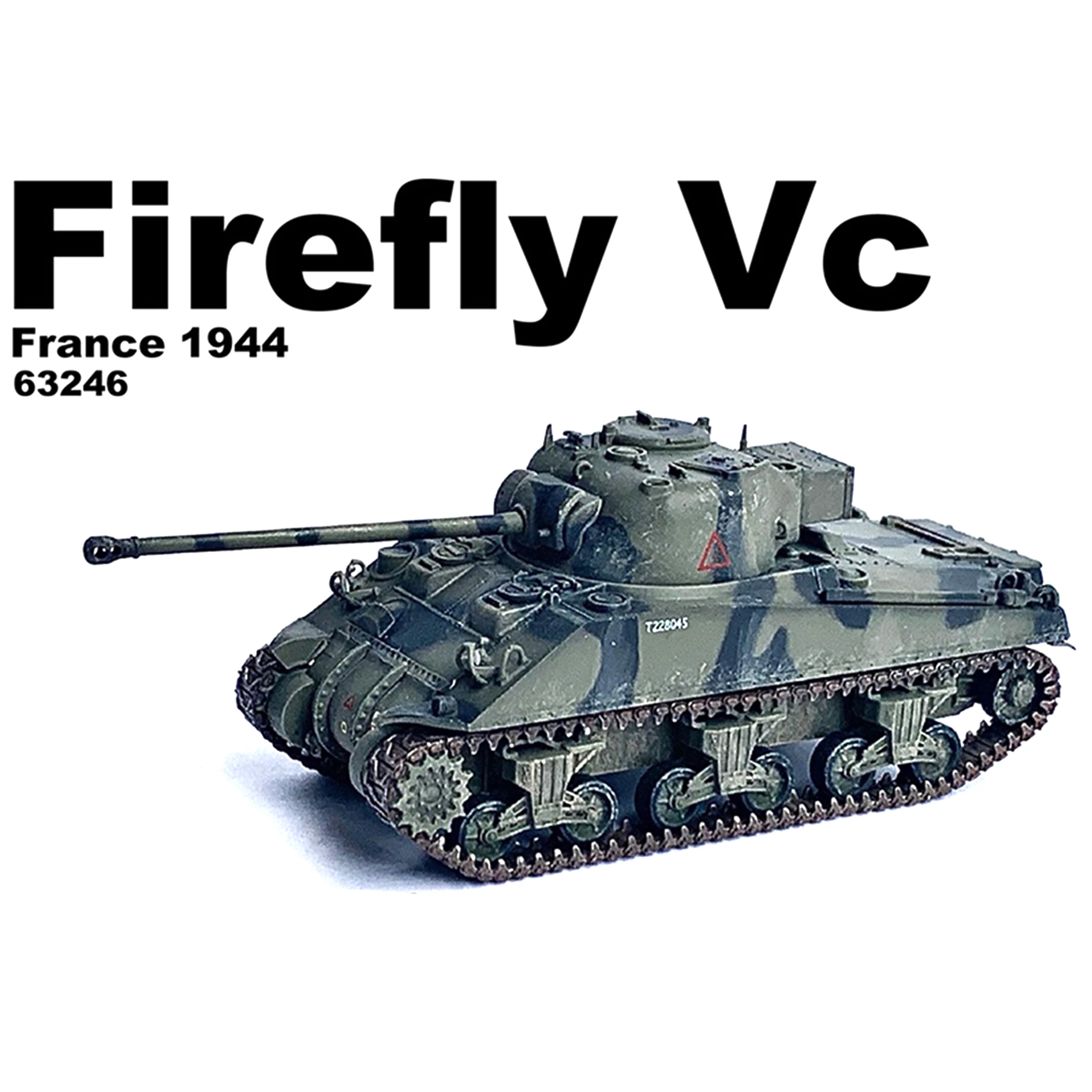 

1: 72 DG63246 British FIREFIY VC Tank Model 8th Armored Brigade France 1944 Finished product collection model