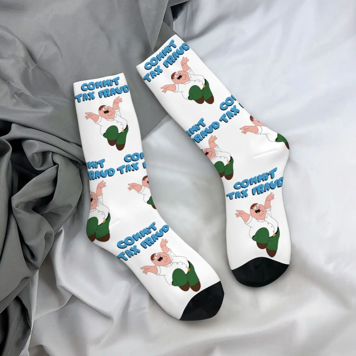 Family Guy Peter Unisex Winter Socks Windproof Happy Socks Street Style Crazy Sock