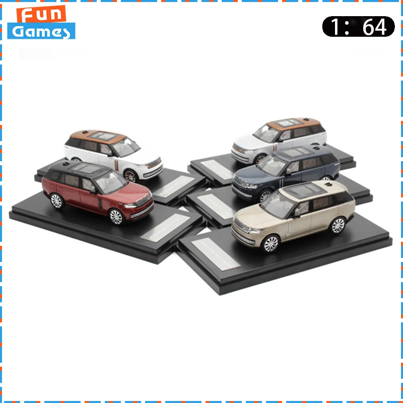 Lcd 1/64 Car Model Range Rover Car Land Rover 2022 Alloy Extended Car Model Simulation Display Model Boy Custom Birthday Toygift