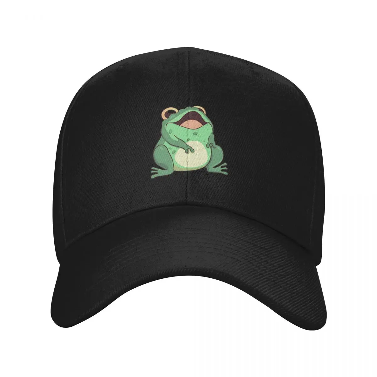 Inventiveness screaming froggy Baseball Cap summer hat Christmas Hat sun hat Unique hats Luxury Woman Men's