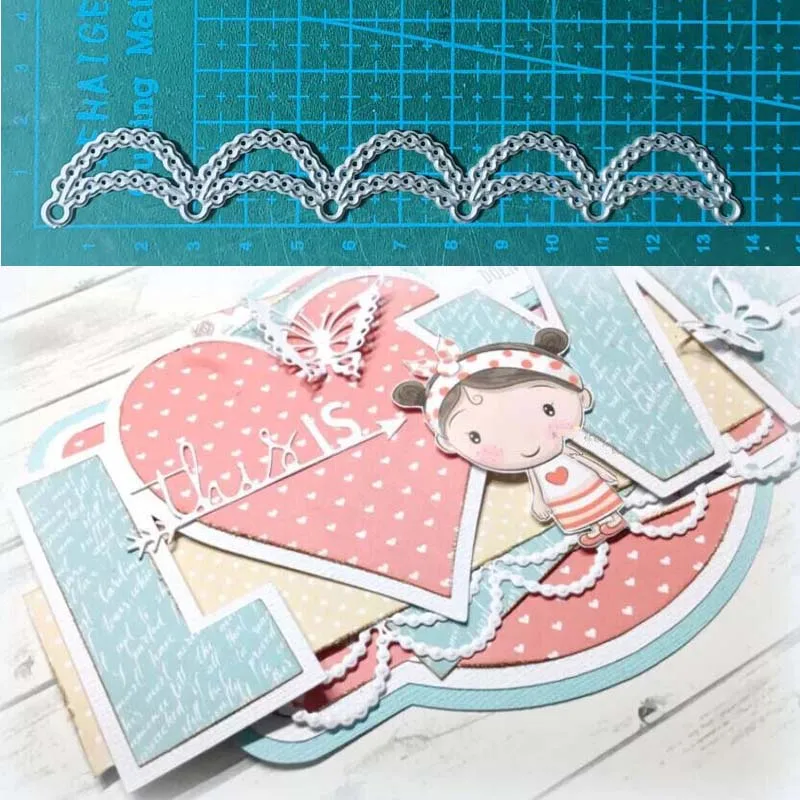 Lace grid background metal cutting dies mold Scrapbooking decoration paper knife mould blade punch template Embossing stencils
