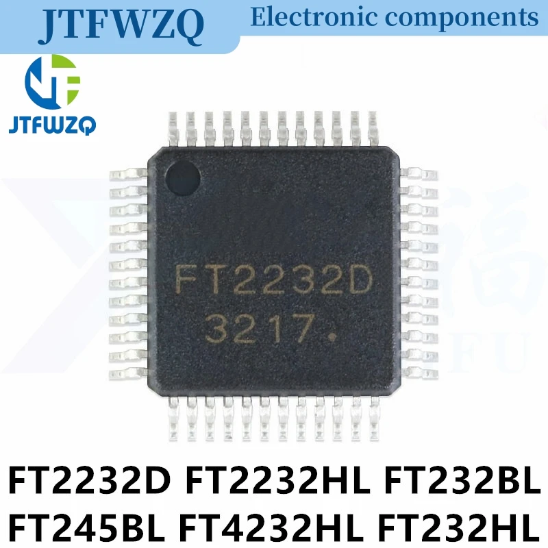 1 pièce/lot FT2232D LQFP-48 FT2232 FTDI FT2232HL LQFP-64 FT232BL FT245BL LQFP32 FT4232HL FT232HL QFP-48, en Stock