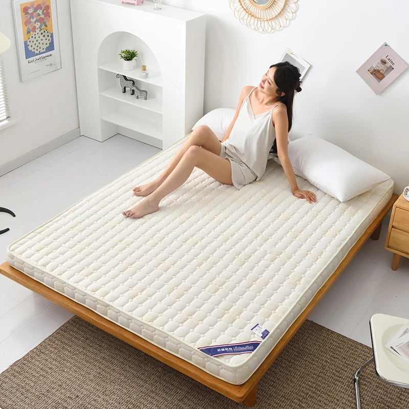 Mattress cushion household 1.8X2.0m thick dormitory students single folding tatami rental special mattress