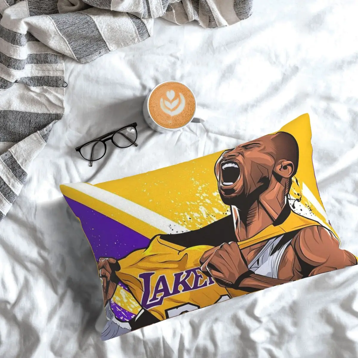 Basketball Kobe Bryant Rectangle Pillowcase Cushion Cover Decorative Bedroom Bed Home Comfort Throw Pillow