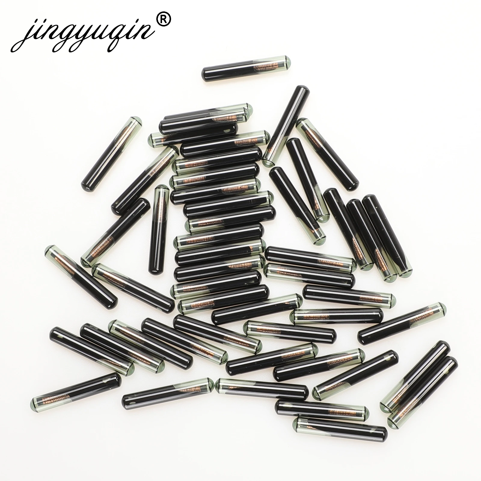 

Jingyuqin приемопередающий чип ключа автомобиля ID4C Большой Стеклянный чип ID 4C для Ford Toyota Mazda