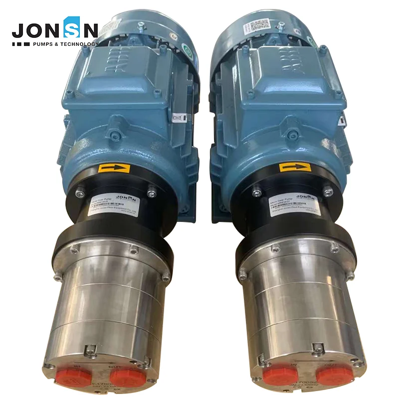 High Pressure 20 Bar Magnetic Drive Gear Pump Oil Flow Metering Dosing Micro Gear Pump