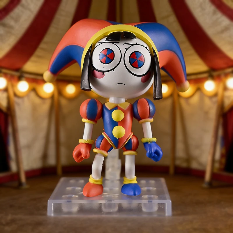 

10CM Amazing Digital Circus #2583 Dolls Q Version Pomni Action Figure Clown Amazing Digital Circus Figurine PVC Collectible Toys
