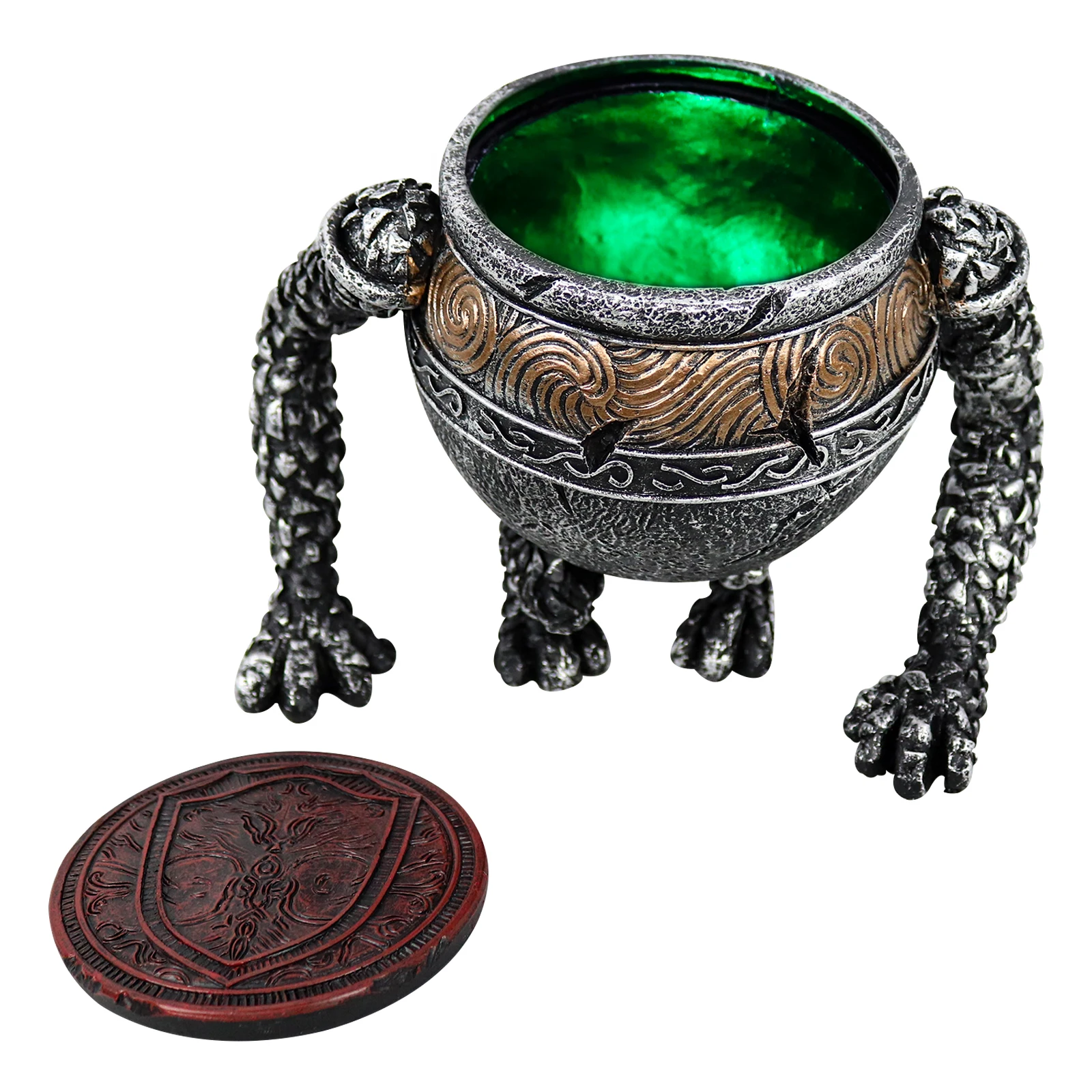 وعاء الصبي التماثيل ميرش الشكل 5 اللون تغيير Led أضواء Elden مصباح التماثيل الراتنج الدائري لجميع القديسين مجموعات ديكور المنزل