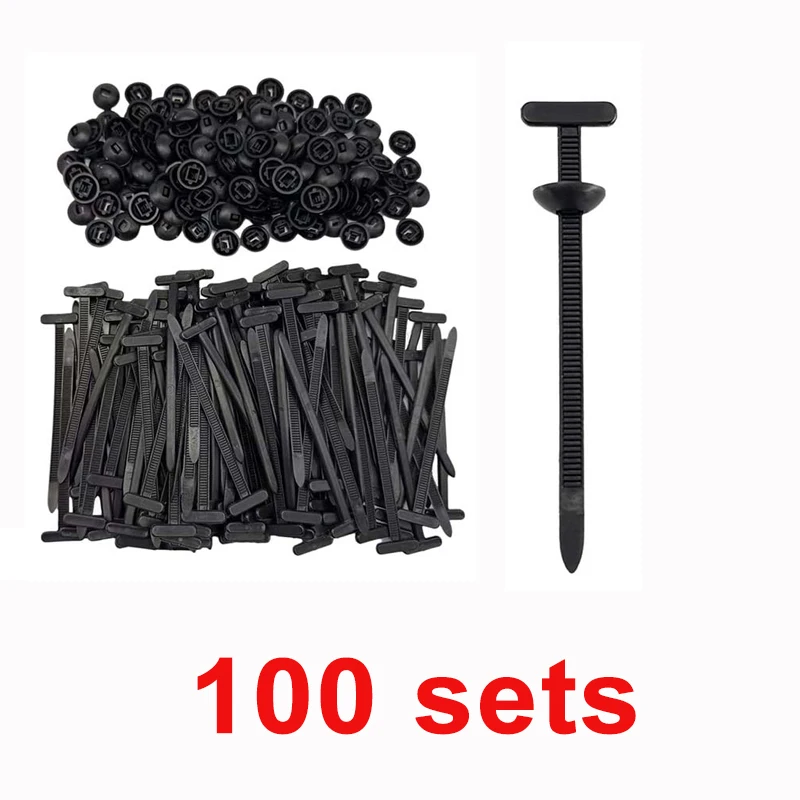 Nylon Universal Kabelbinder Schnalle Selbstsichernde Nylon Kabelbinder Halter Mehrzweck Befestigung Feste Kabelbinder Werkzeug Ersetzt Schrauben