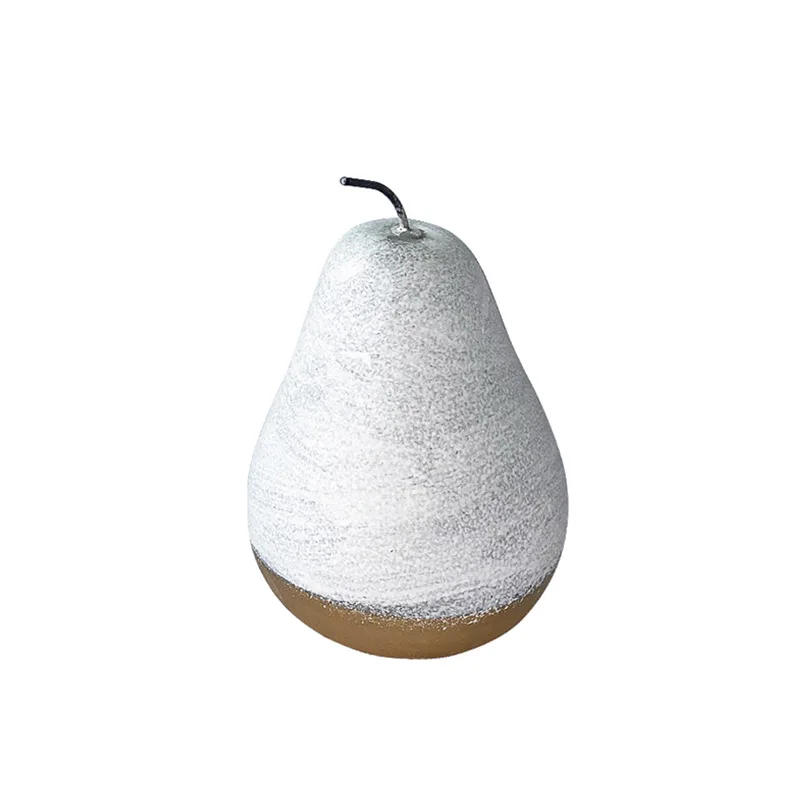 

Painted apple and pear ceramic small ornament modern style model room hotel living room dining table