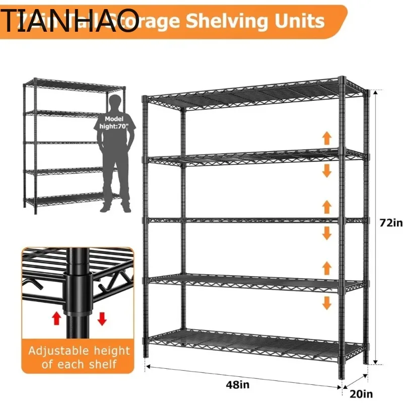 Storage Shelves Heavy Duty, 48