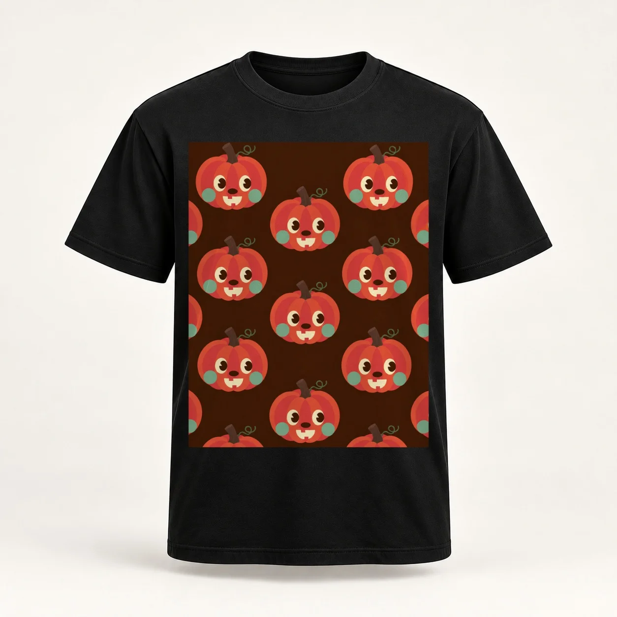 Spooky Freaking Pumpkin 1 Graphic Women T-Shirt plus size tops vintage plain tshirts for Women