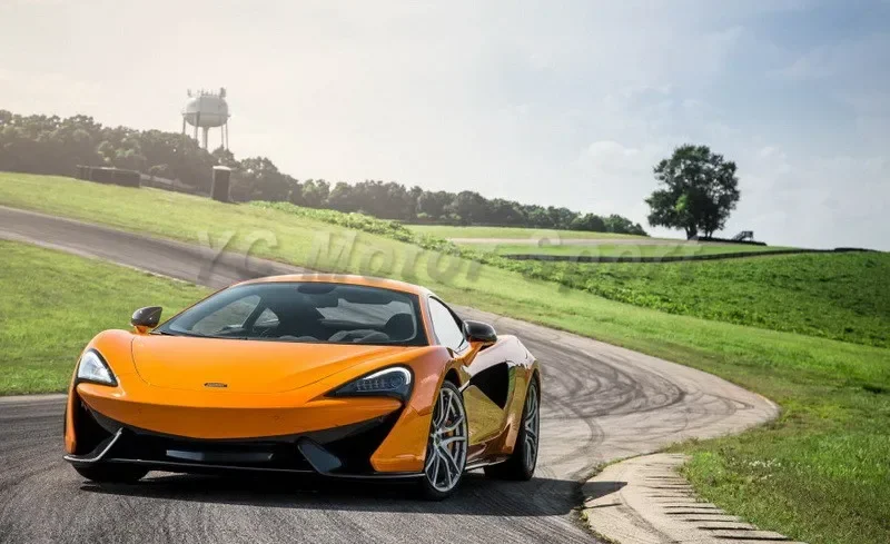 

Car Accessories Carbon Fiber OEM Style Front Bumper Lip & Top Cover Fit For 2016-2017 McLaren 570S Front Lip Splitter