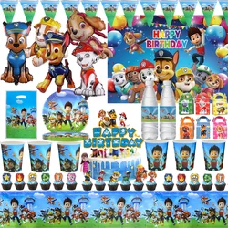 PAW Patrol Birthday Party Decoration Carton Dog Sticker Balloons Plate Tablecloth Baby Shower PAW Patrol Favors Party Supplies