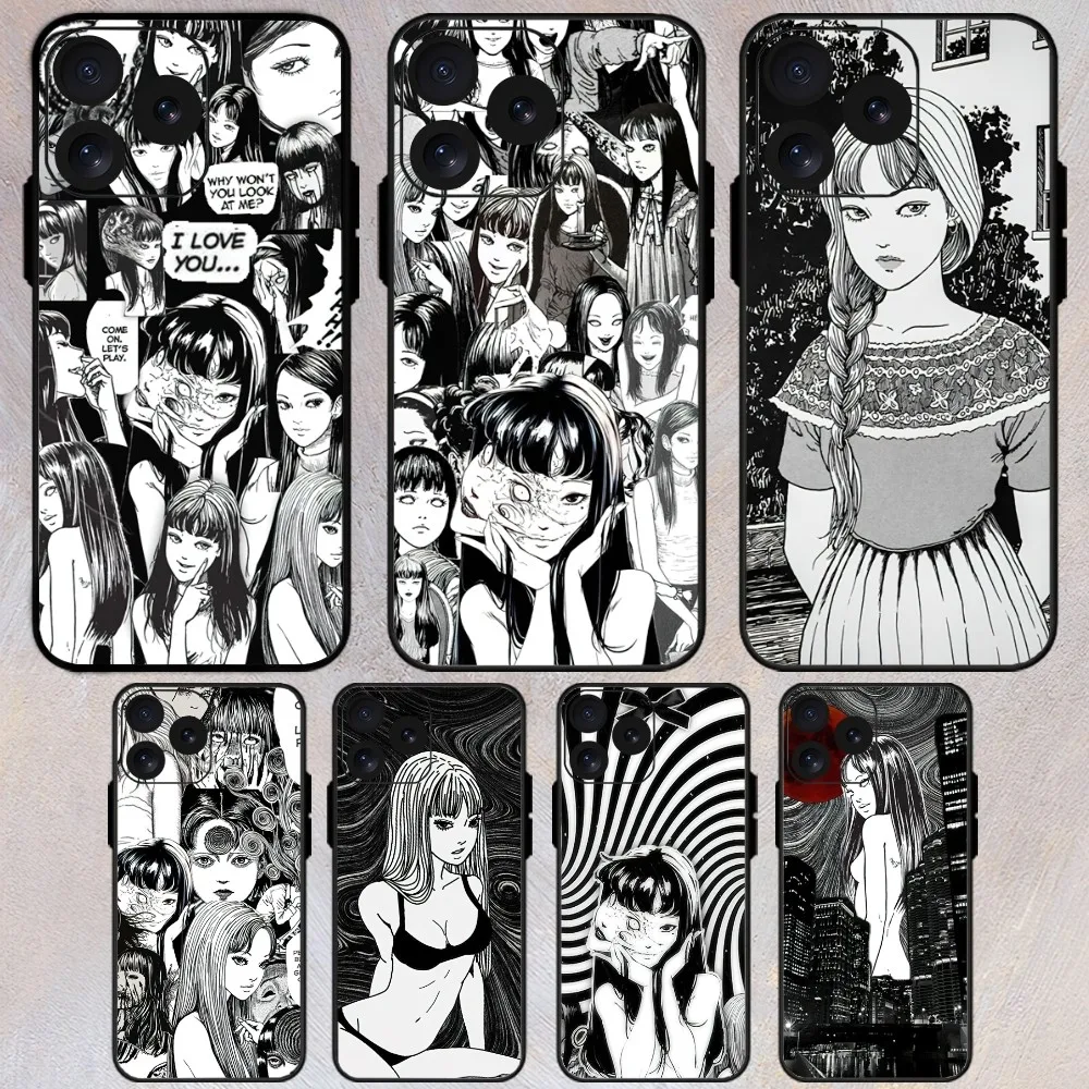 Yinuoda Kawakami Tomie japanese Phone Case For iPhone 8 11 12 13 Pro 14 15 Mini X XR XS  max Plus Shell