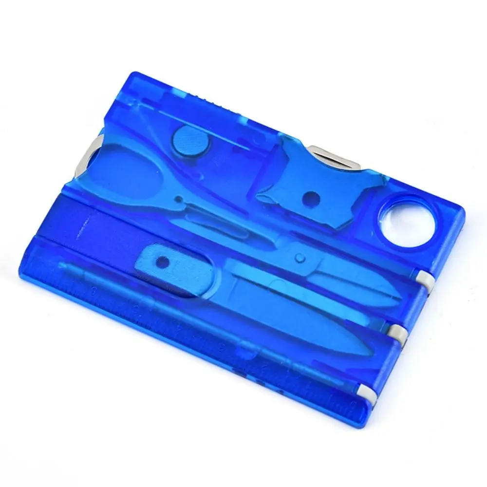 Ultra Thin Outdoor Multi Tool 12 in 1 Pocket Multi-function Tool Card Card Type Multipurpose Outdoor Emergency Tools
