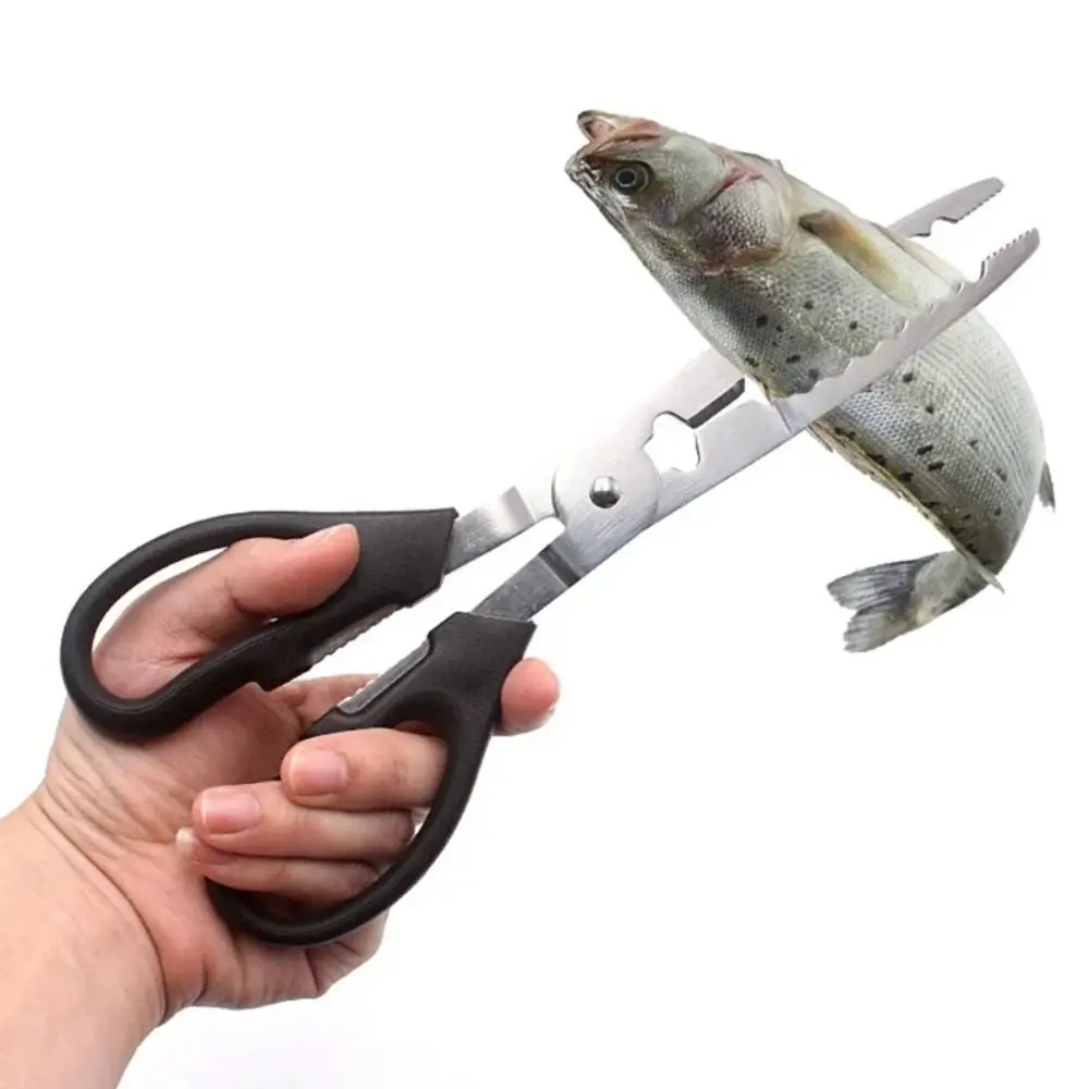 

Stainless Steel Stainless Steel Long Fishing Pliers Catch Fish Comfortable Grip Fish Crab Grabbing Clamp Not Wet Hands