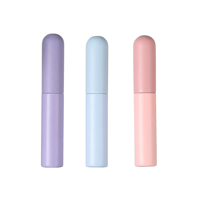 Pinceau de maquillage en silicone avec couvercle coudé, brosse pour baume Jules, brillant, tête ronde, correcteur, mise à niveau